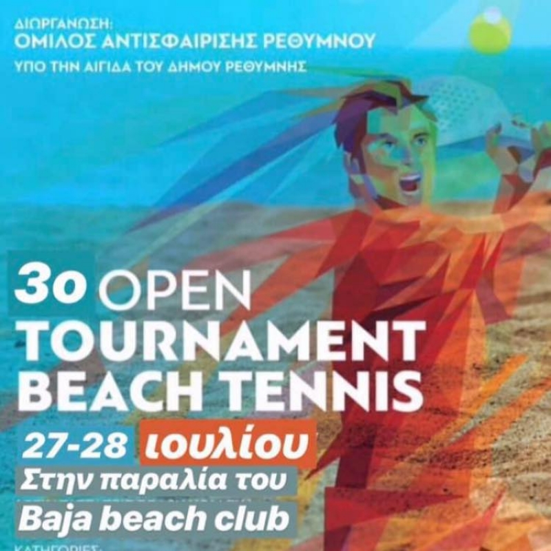 3o open beach tennis tournament